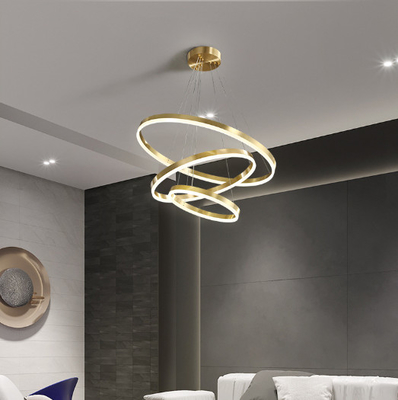 거실 침실을 위한 금속 LED 현대 환형 광원