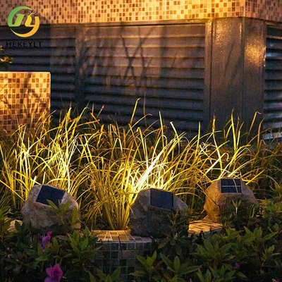 태양 옥외등 정원은 정원 설계 스톤 작은 마당 장식 잔디 풍경 방수 스포트라이트를 밝힙니다
