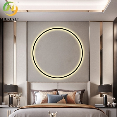 실내백그라운드를 하는 침실 머리쪽 판자를 위한 현대 단순한 주도하는 벨소리 벽 전등