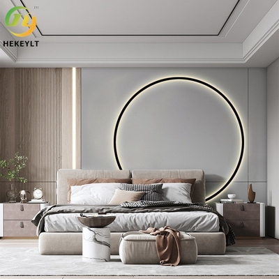 실내백그라운드를 하는 침실 머리쪽 판자를 위한 현대 단순한 주도하는 벨소리 벽 전등