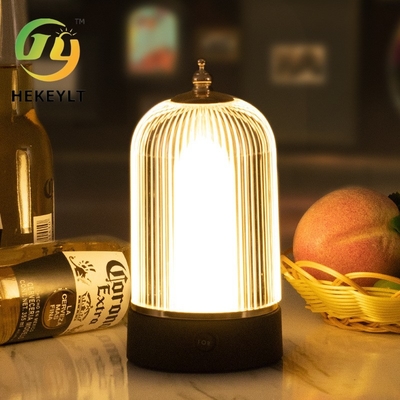 재충전이 가능한 주도하는 바 램프 테이블 빛 야간등 창조적 식당 분위기 빛