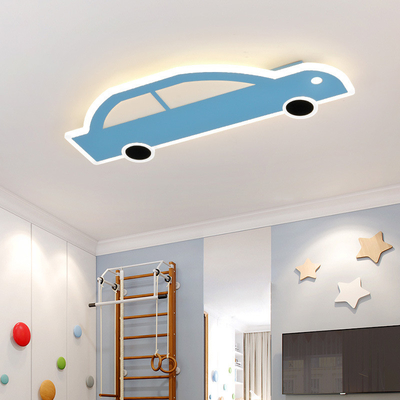 만화 LED 눈 보호 자동차 모델링 천장 조명 스텝리스 디밍 RGB 어린이 침실 조명