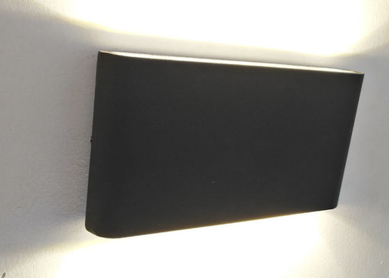실내 야외 6w / 12w 알루미늄 11.5*9*2.8cm은 현대 벽 전등을 이끌었습니다
