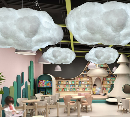 어린이 침실 LED 구름 샹들리에 유치원 창조적 인 구름 램프