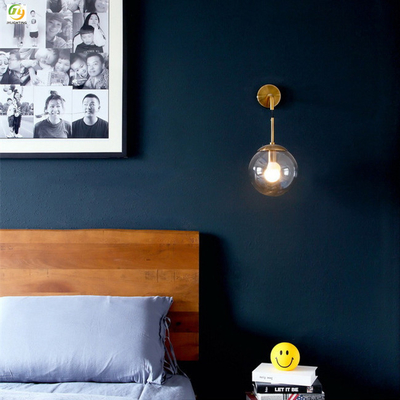 통로의 옆에 방 침실을 하기 위한 노르딕 경기 단순한 금속 결정 벽 전등