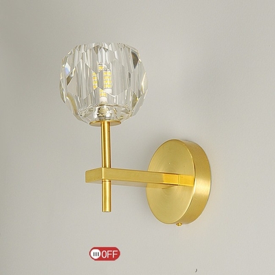 장식적인 현대인 통로 고급을 위한 금속 노르딕 크리스탈 벽 전등