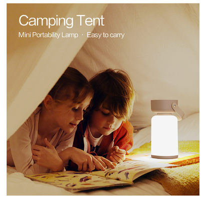 간단한 야외 무선 휴대용 LED 터치 앰비언트 램프 캠핑 홈 나이트 라이트