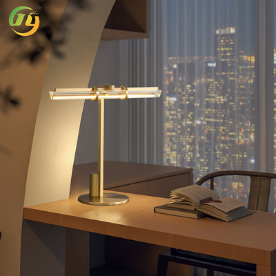 JYLIGHTING 현대 노르딕 단순 럭셔리 LED 테이블 램프 침실 호텔 거실 연구 소파 코너 조명
