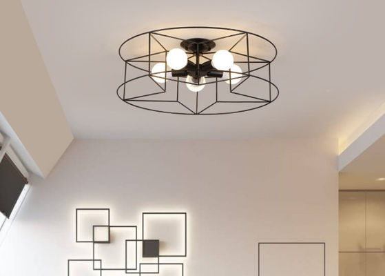 램프 가정 장식 빛을 밝히는 철 실내 현대 작업등 천장 샹들리에