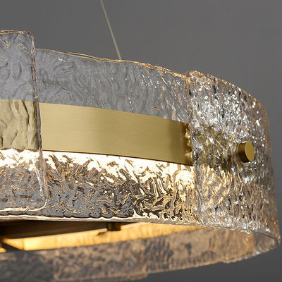 예술 스테인리스 티타늄 유리제 현대 펀던트 빛 LED 3개의 색깔
